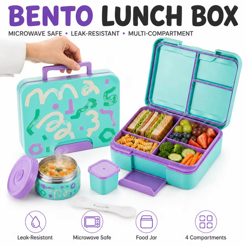 Boîte bento enfant - enfant, thermos