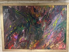 Tableau abstrait contemporain