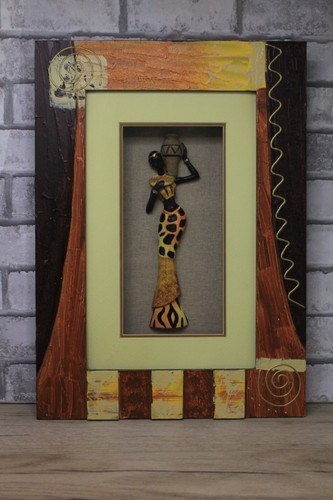 Cadre femme africaine porteuse - femme,