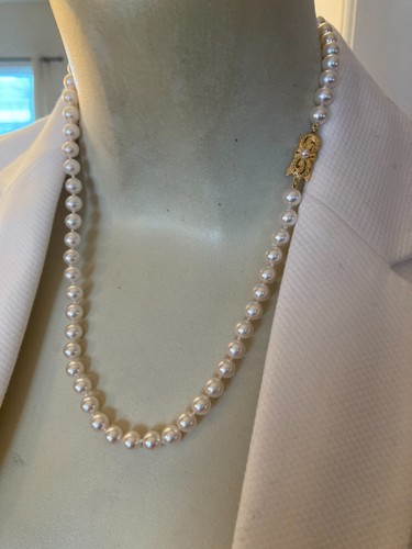 Vintage mikimoto 7mm - vintage, 19.75”