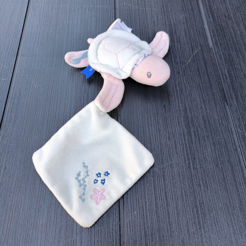 Doudou tortue rose - tortue,