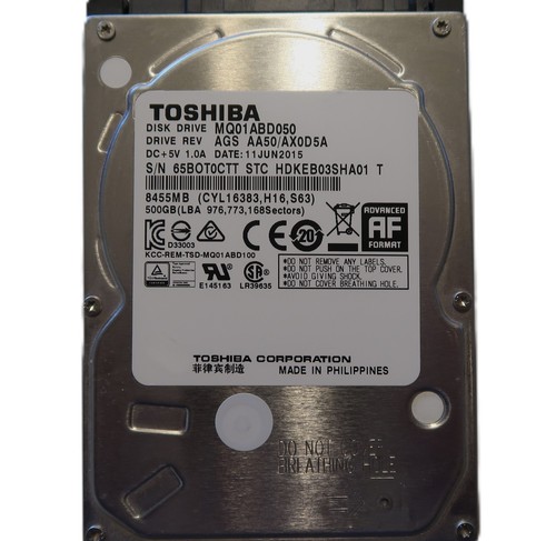Toshiba mq01abd050 - toshiba,