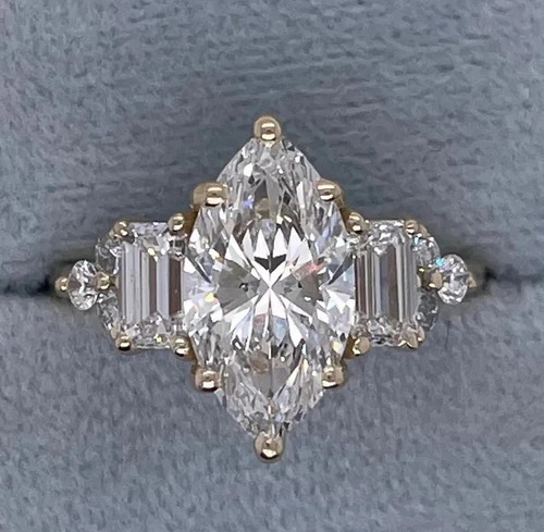 Bague diamant cultivé - , en