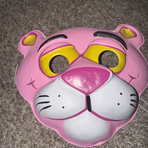 Vintage plastic pink panther - pink,