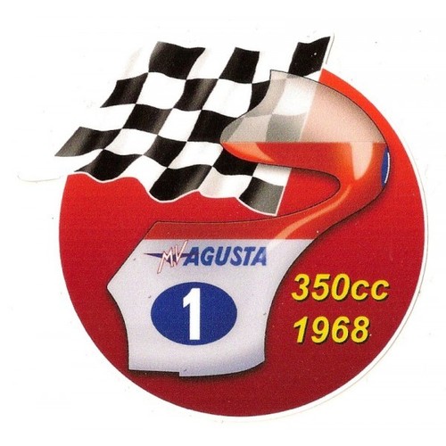 Agusta 350cc 1968 sticker - agusta,