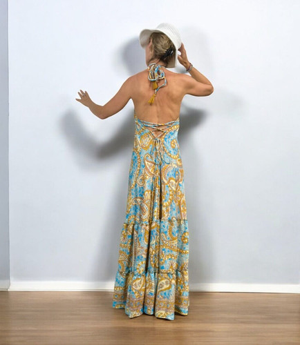 Robe longue 100 soie - 100%,