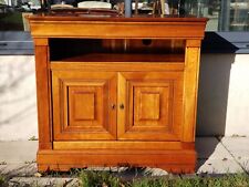 Meuble TV en merisier, vintage, style Louis Philippe 