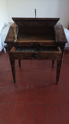 Bureau clapet ancien bois - clapet,