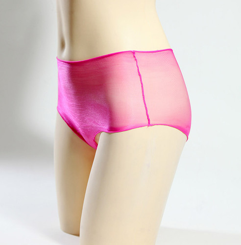 Culotte transparente rose