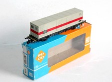 ROCO HO 4319 PLATFORM WAGON CONTAINER CARRIER + CONTAINER DB 12 10012, 042 0 521