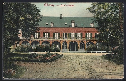 Cpa chimay château - chimay,,