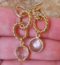 24K GOLD Chain Rutilated