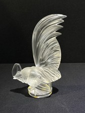LALIQUE France Crystal COQ NAIN Cock Rooster Figurine