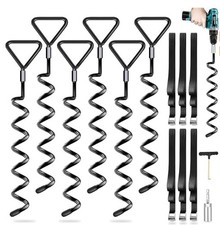 Lot de 6 piquets d'ancrage au