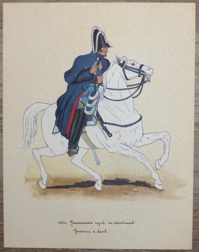 Planche uniforme gendarmerie - uniforme:,
