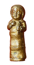Petit bronze ancien enfant