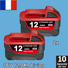 2Pack Pour batterie Milwaukee