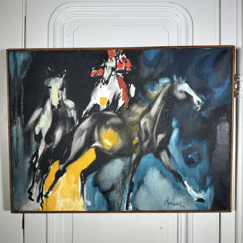 Huile sur toile par - , henri
