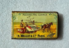 RARE Porte carnet en Tôle