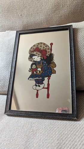 Ancien miroir sarah - ancien, fille