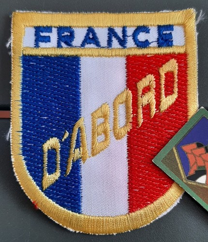 Ecusson france abord vintage - france,