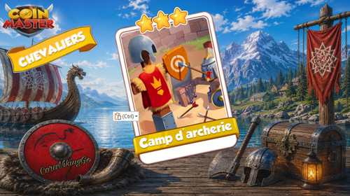 Camp archerie carte coin - 1,