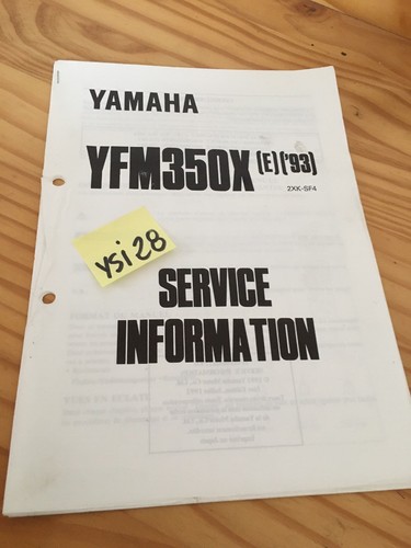 Yamaha yfm350x raptor - yfm350x, e