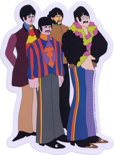Sticker the beatles - -,