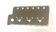 Bridge PLATE FENDER STRATOCASTER pour gaucher (LH) Mexican - chrome - 0071016000