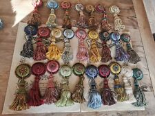 ANCIENS  POMPONS GLANDS PASSEMENTERIE LYONNAISE MARQUISE CARTISANE 25 TEINTES