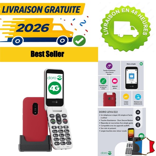 Doro leva e22 téléphone - doro,
