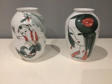 2 vase en opaline (qianlong