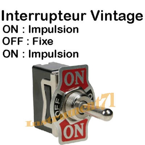 Inverseur unipolaire levier - unipolaire, a
