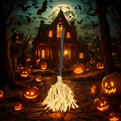 Balai sorcière halloween - de,