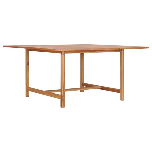 Bois teck solide table - bois,