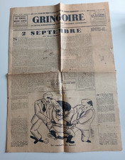 OLD NEWSPAPER GRINGOIRE SEPTEMBER 7, 1939 SEPTEMBER 2