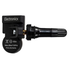 1x tire pressure sensor TPMS sensor metal valve black for Ford Tourneo custom 20