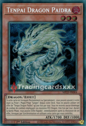 Tenpai dragon paidra - yu-gi-oh!,