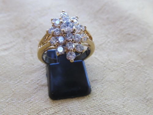 Bague plaqué marquise - bague, en