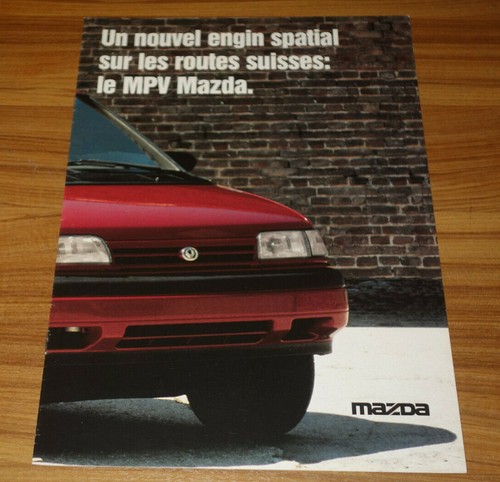 Catalogue mazda mpv - mazda, 1996