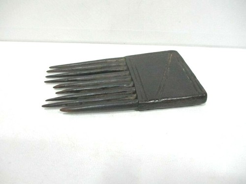 Ancien peigne bois africain - en,