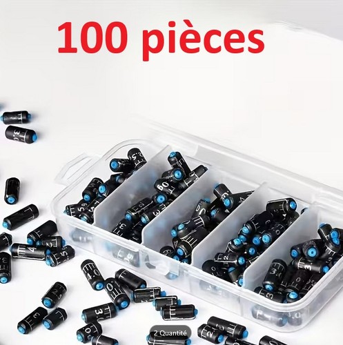 100 plombs pêche - de, amovibles