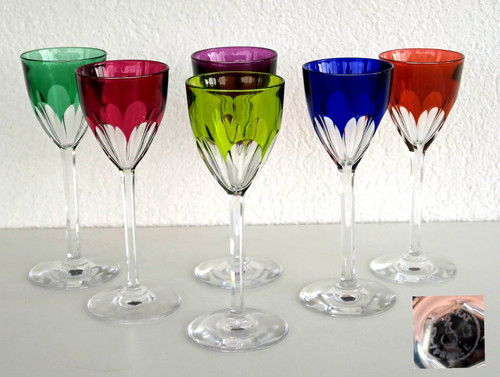 Baccarat verres à - 6, du