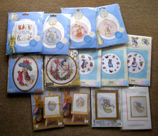 BEATRIX POTTER CROSS STICH KITS LOT 2 PICK & MIX