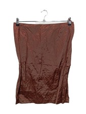 ALFABETA Jupe mi-longue Dames Jupe T EU 42 brun style mouillé