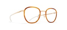 Lunettes de Vue Mykita KIVA A-CHAMPAGNE GOLD - SOFT HAVANA 48/22/0 unisexe