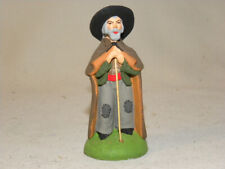 VINTAGE ANTIQUE SANTON DE PROVENCE MARCEL CARBONEL OLD SHEPHERD IN SIZE 2 7CM
