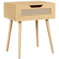 Table chevet cannage - de, avec