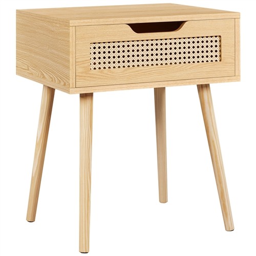 Table chevet cannage avec - chevet,