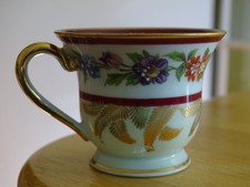LIMOGES PORCELAIN 1 ANTIQUE SMALL CUP MOCHA ESPRESSO EMPIRE STYLE